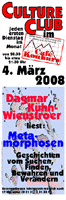 Culture Club Plakat Lesung Kühn-Wienstroer