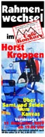 Plakat Rahmenwechsel im Café Konkurs, Horst Kroppen