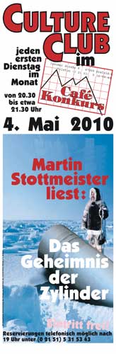 Plakat Lesung Stottmeister, 2010