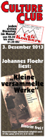 Lesung Jöhannes Floehr 2013