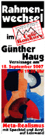 Rahmenwechsel-Plakat Günther Haug